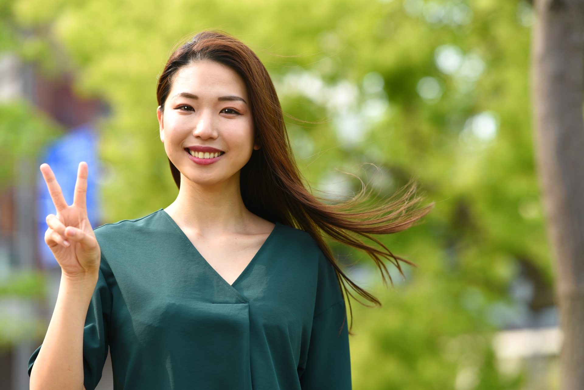 上半身ナチュラルと下半身ウェーブと着こなし