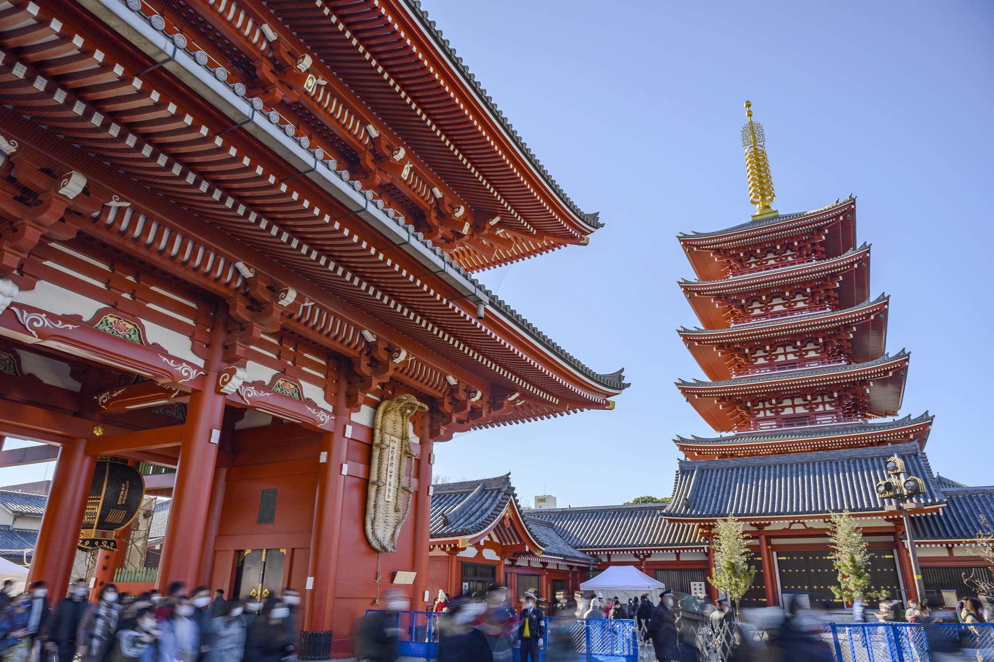 浅草寺での初詣