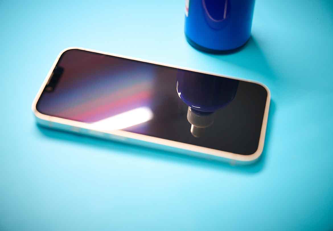 コーティング後は指紋も付きづらく、指ざわりも滑らかに