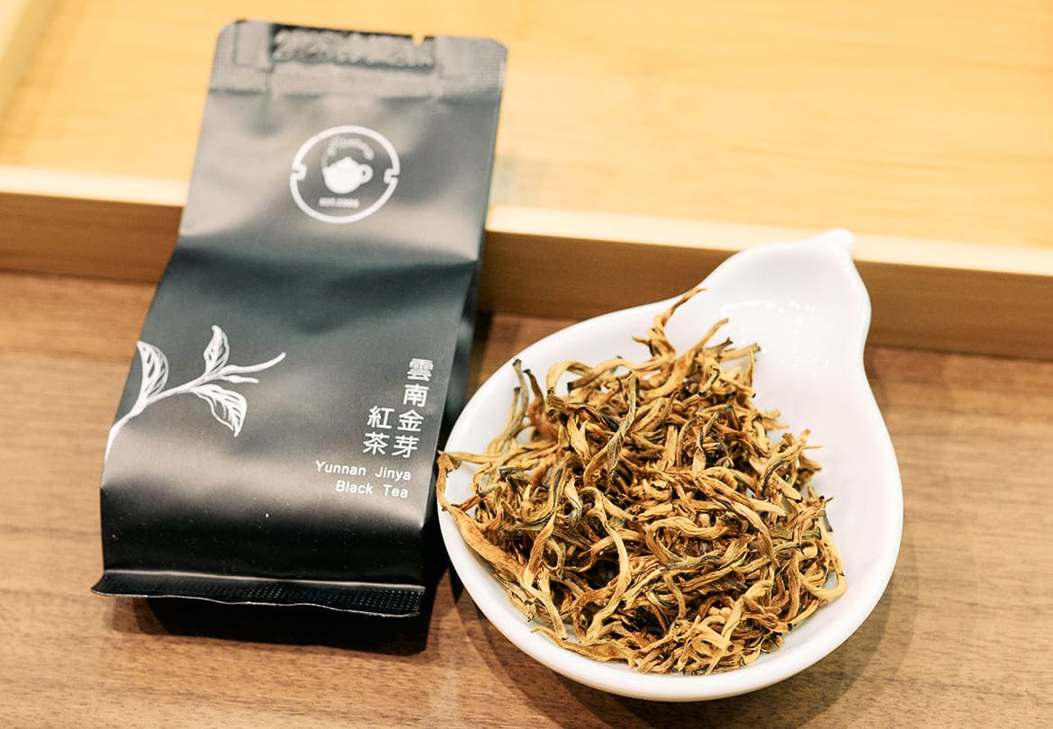 「雲南金芽 紅茶」（うんなんきんめ こうちゃ）5g／380円