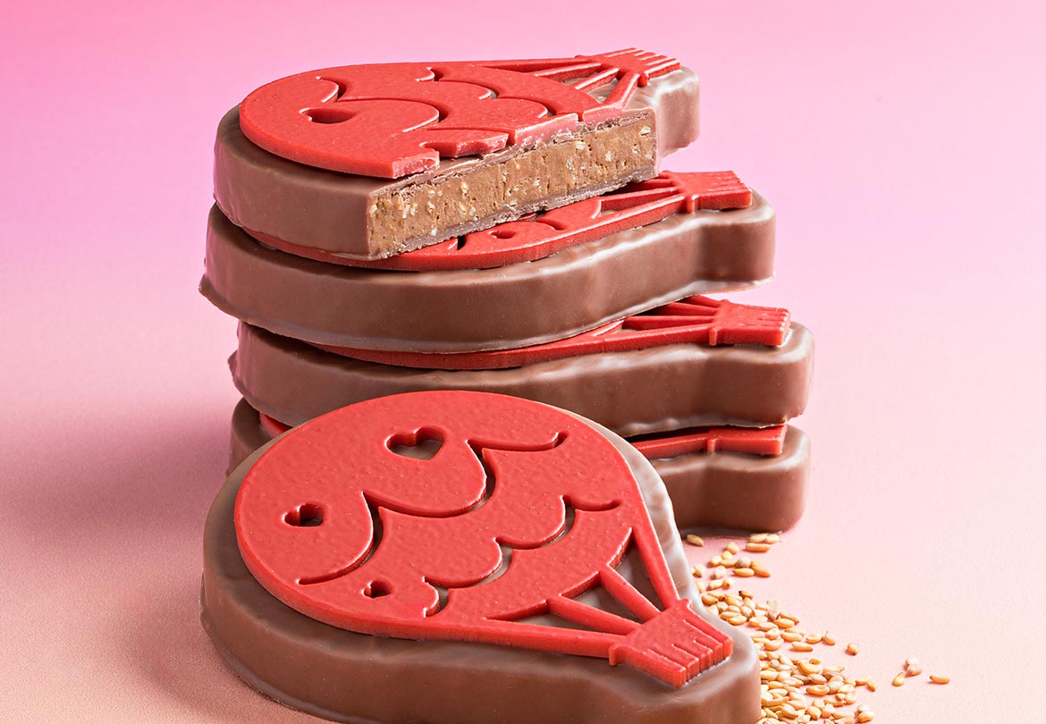 気球型の「ブシェ ヴォルティージュ」3,186円は金ゴマ入り