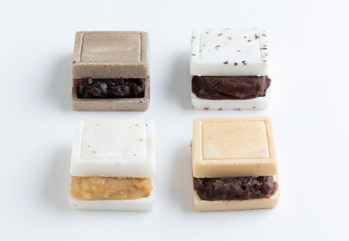 4つのフレーバーがセットになった「KOMU MONAKA 8pcs」3,024円