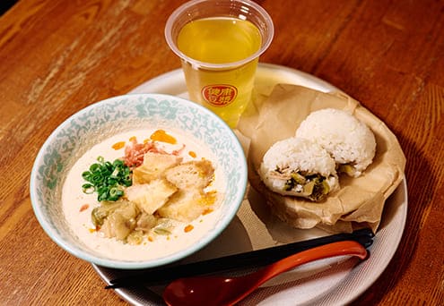 「ミニおにぎりセット」 ※ジャスミン茶付き