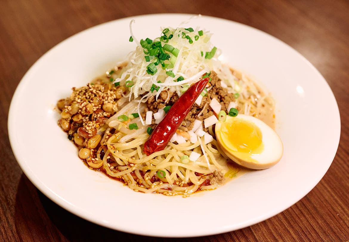 「四川汁なし冷やし担々麺」は9月上旬頃までの限定メニュー