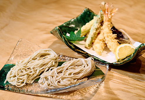 「合盛り蕎麦天せいろ」