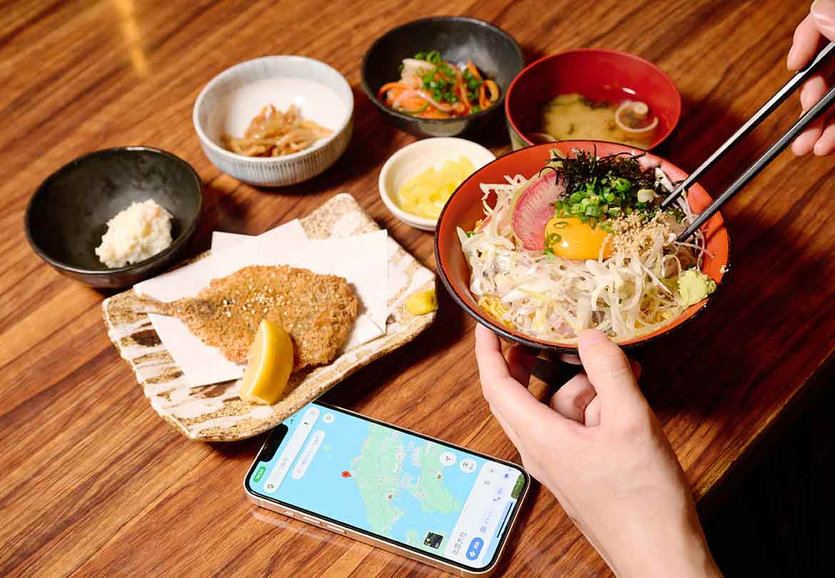 文字通り、アジを食べ尽くす「鯵三昧定食」