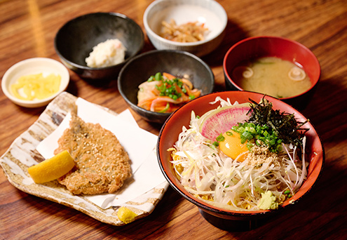 「鯵三昧定食」