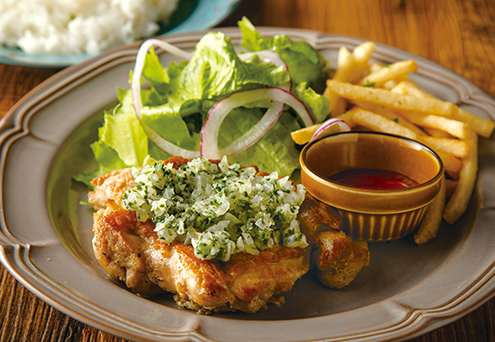 「週替わりチキンプレートランチ」