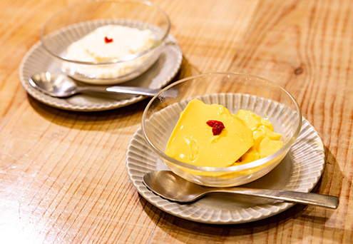 「杏仁豆腐」「マンゴープリン」