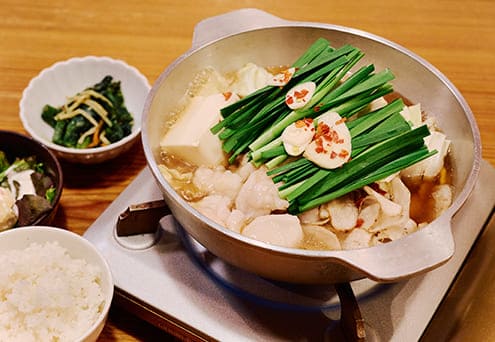 「もつ鍋膳」