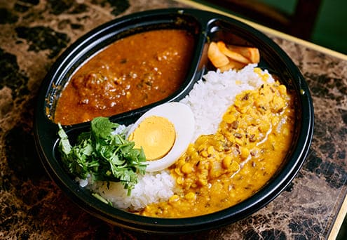 「チキンカレー＆MIX豆カレー」