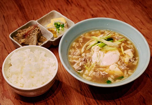 「肉吸い定食」