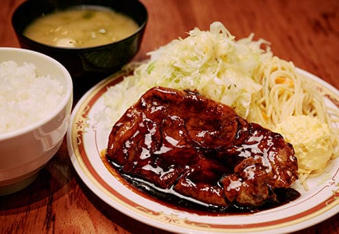 「トンテキ定食」