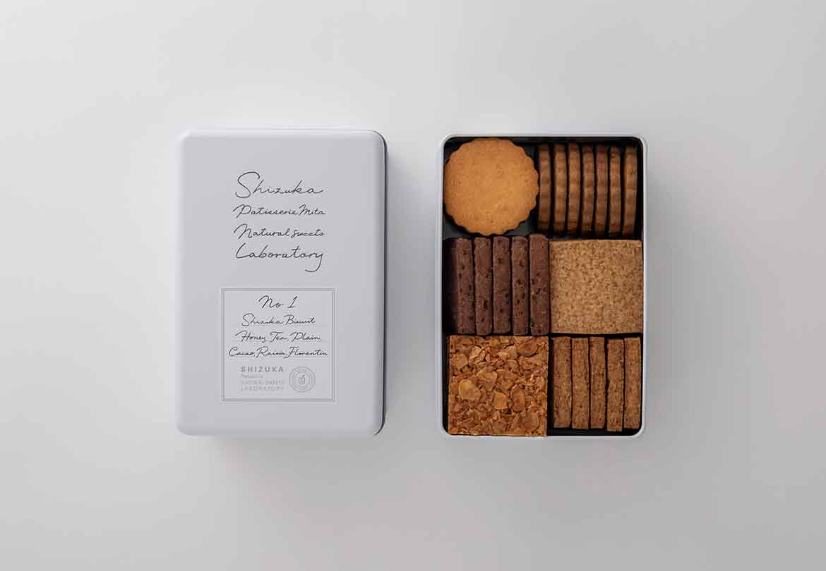 「No. 1 Shizuka Biscuit」5,983円（ハニー・紅茶・全粒粉・ダブルカカオ・レーズン・フロランタンの詰め合わせ）