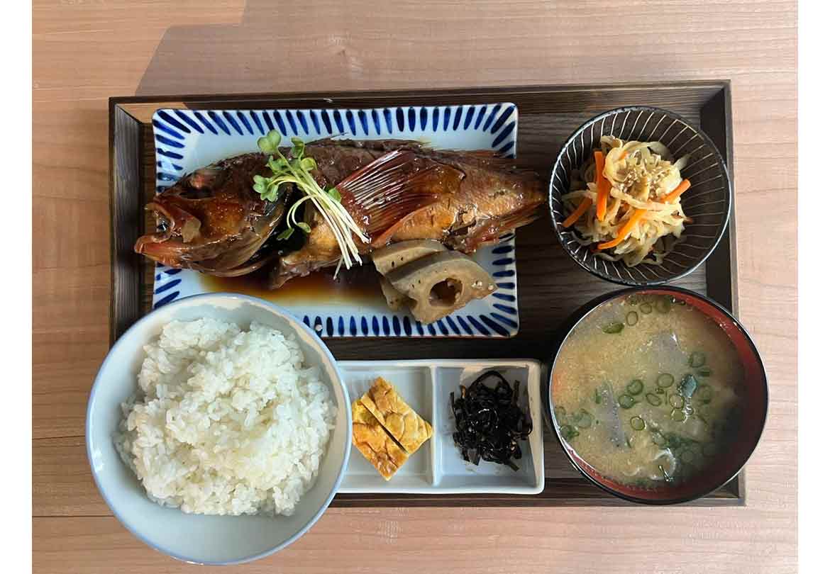 「カサゴ煮付定食」1,800円