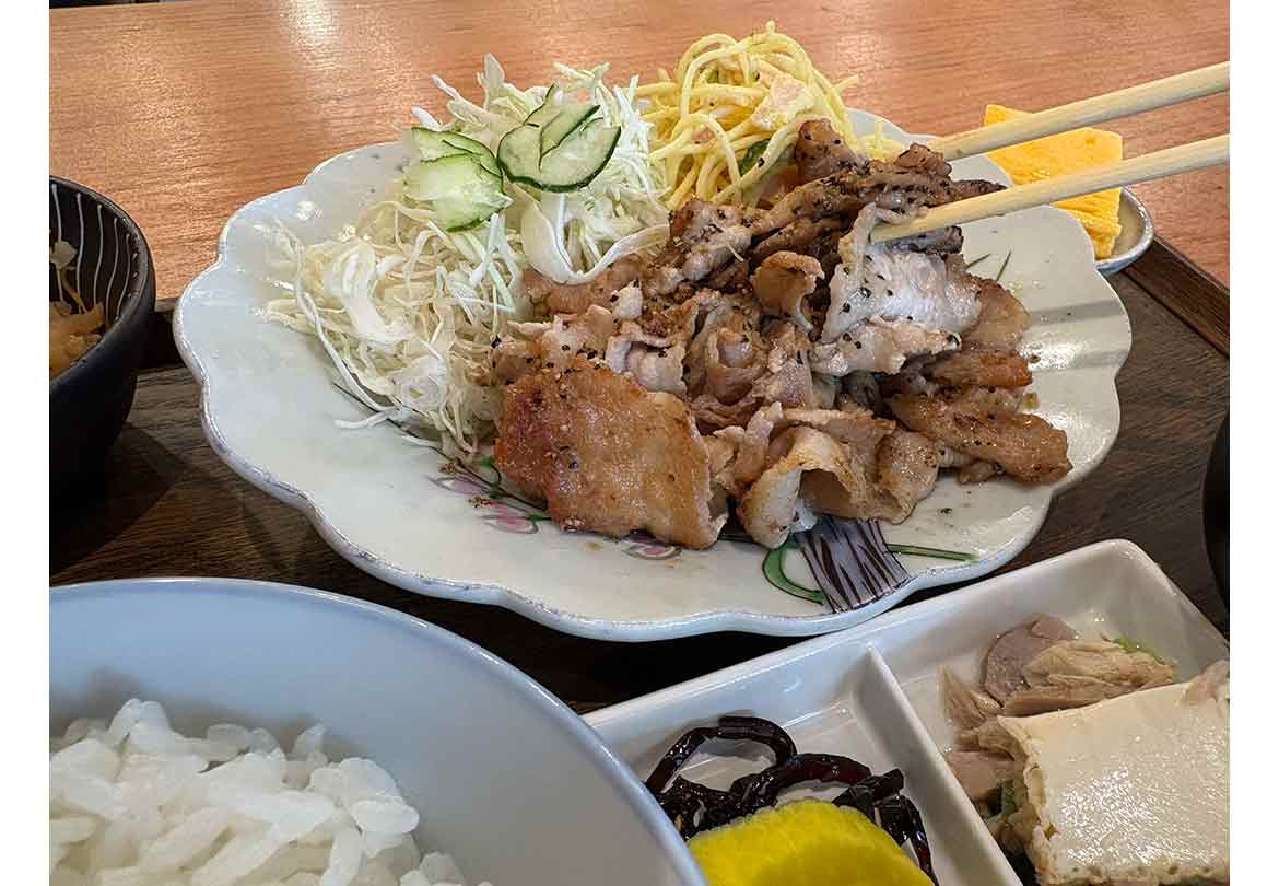 「からし焼肉定食」1,500円