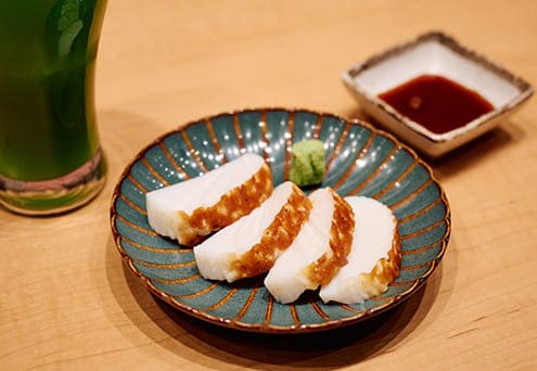 「鱧の板わさ」