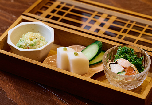 「前菜3種類」