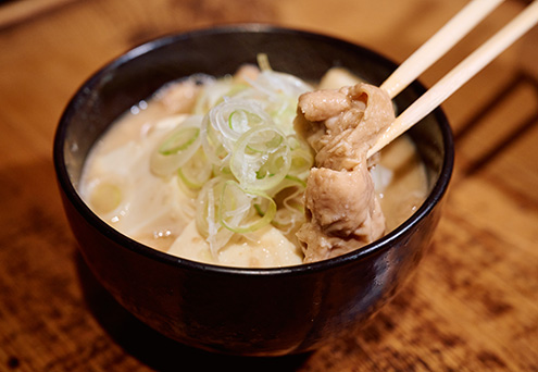 「もつ煮込み」