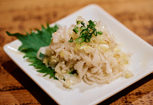 「白センマイ刺」