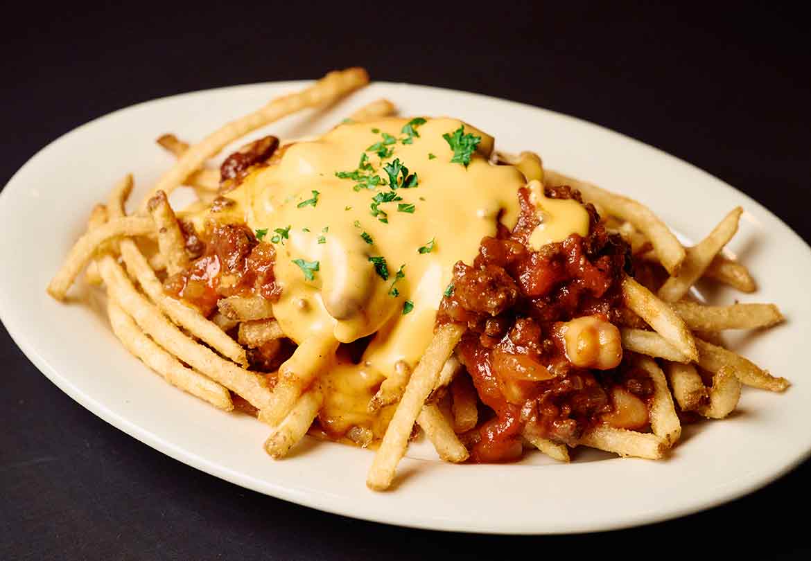 「ローデッドフライ チリビーンズ ＆ チェダー」1,000円