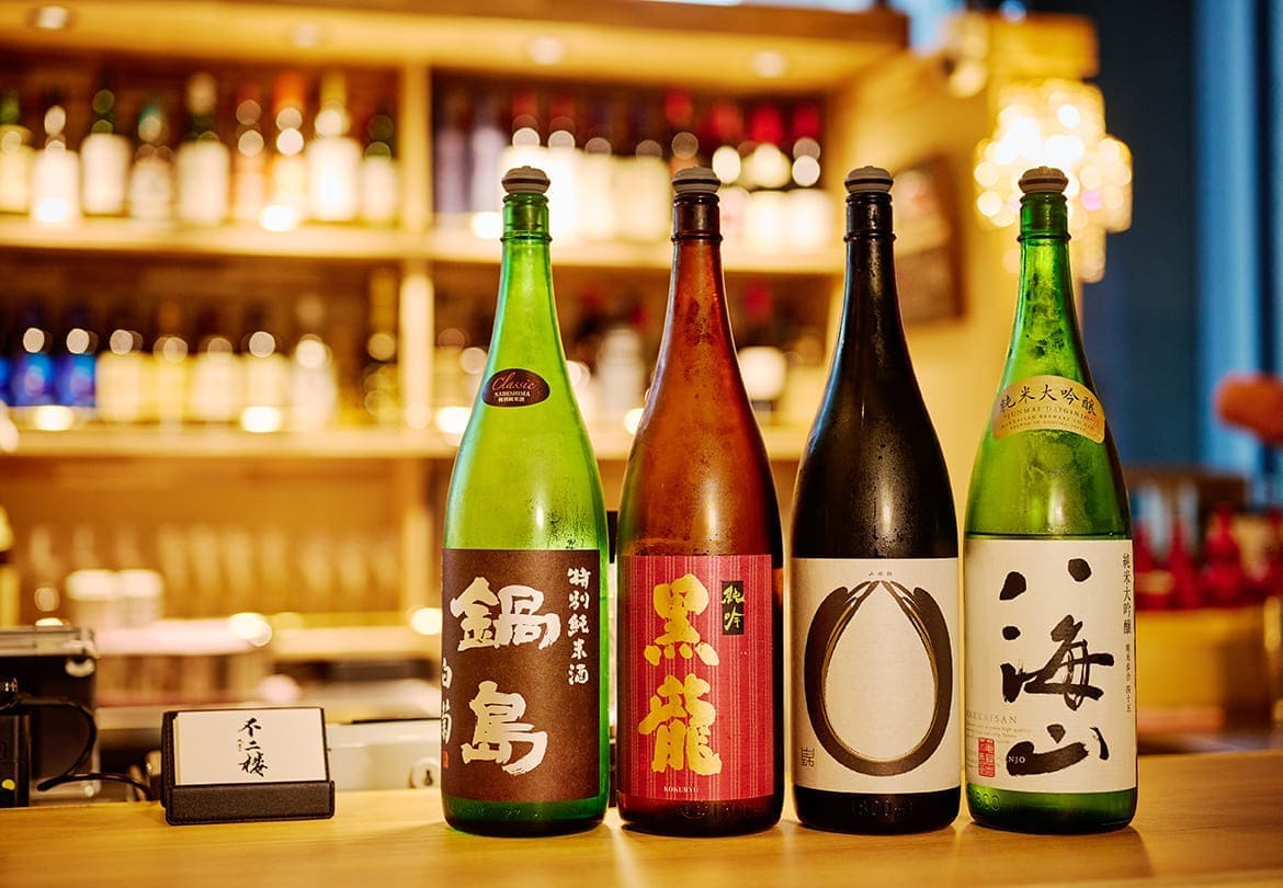 鮨と一緒に味わいたい日本酒も