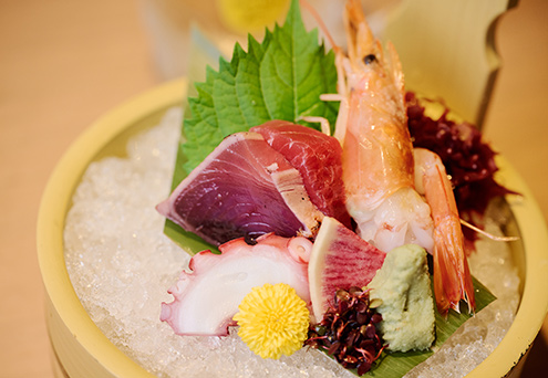 「お造り５種盛り」（1人前）