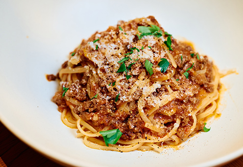 「宮崎県産 黒毛和牛のボロネーゼ」