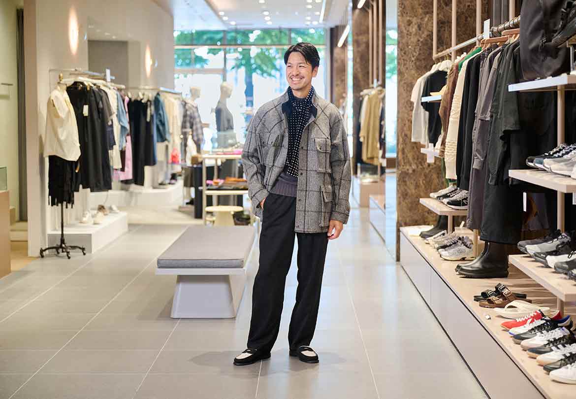 大人らしい落ち着きと小洒落たディテールのバランスが好印象