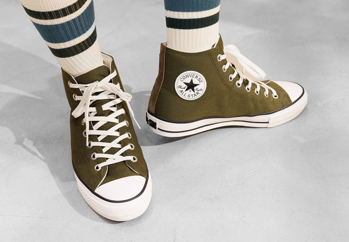 ゴルフ用の「CONVERSE」があったとは。ナイロン製で多少の雨なら大丈夫