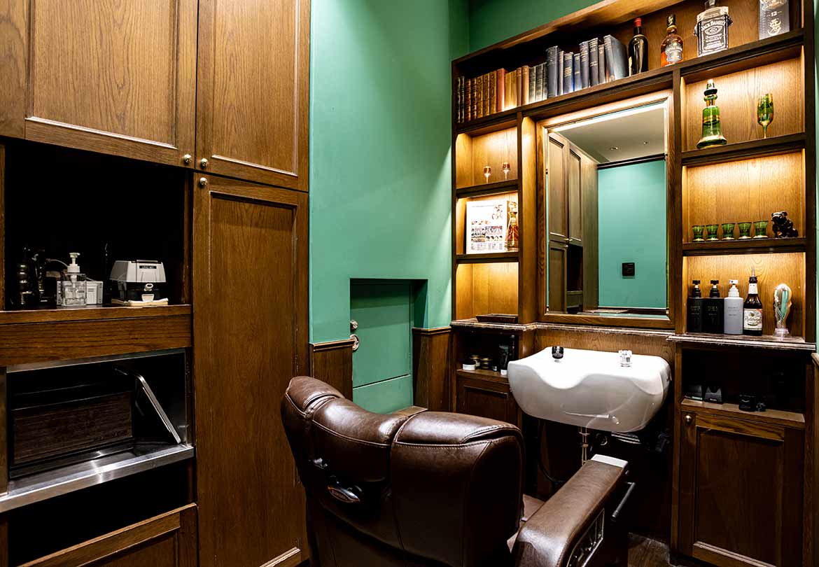 個室のディスプレイにもこだわりが詰まっている