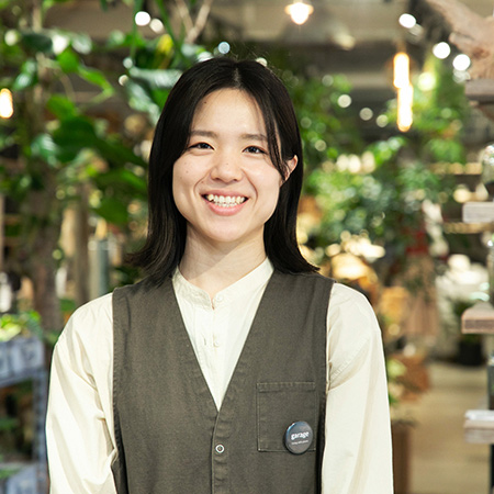 garage TOKYO グリーンチーフ 安西真樹子さん