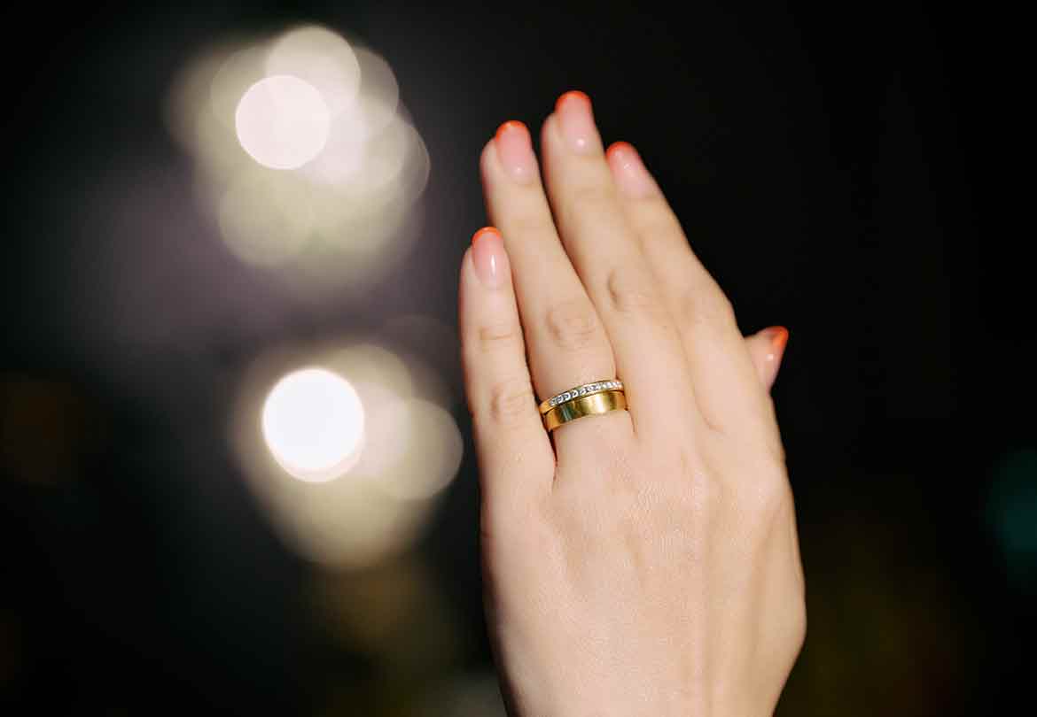 愛用のリングに、もう一つの思いを重ねて