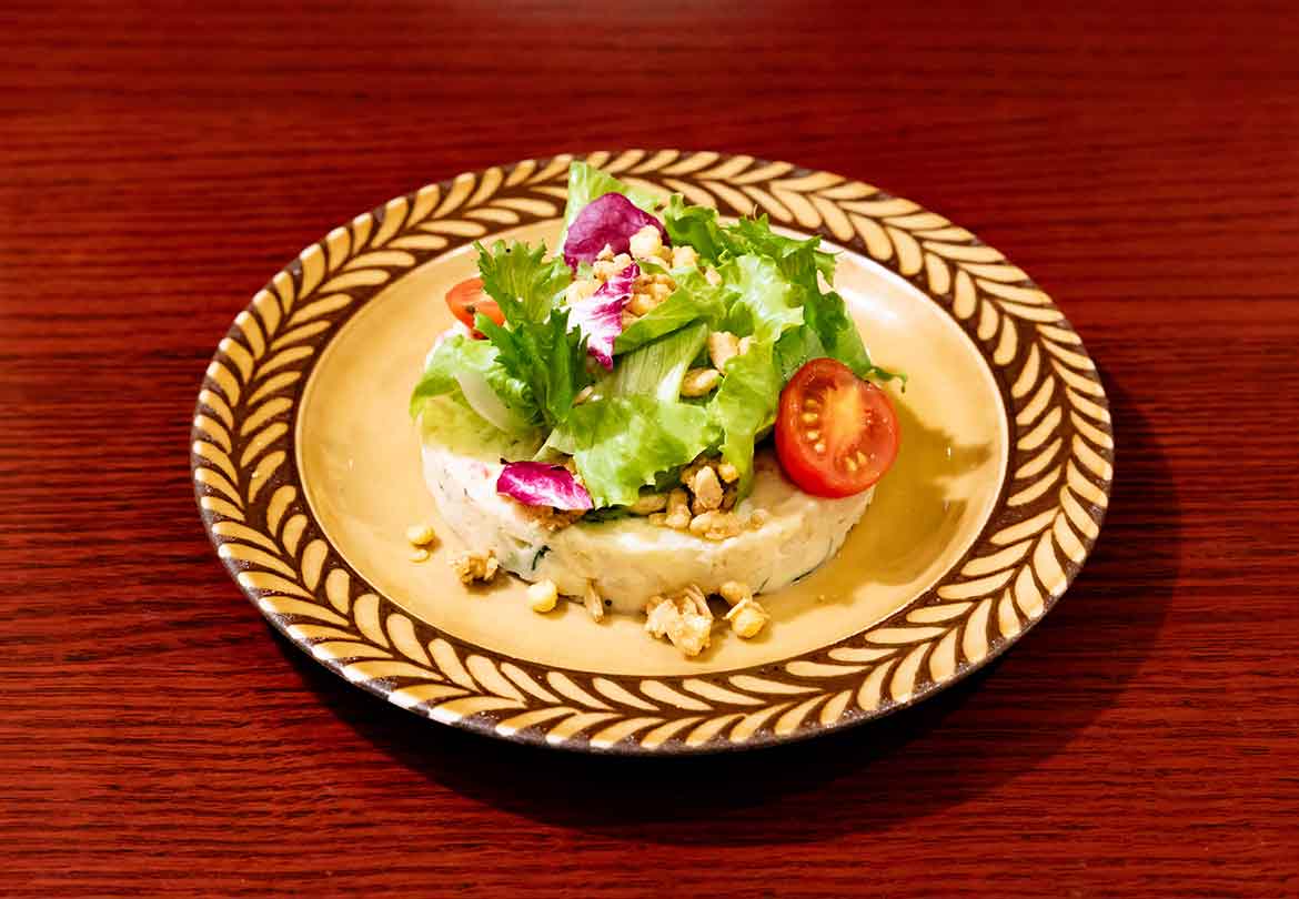 「ビヤホールの自家製ポテトサラダ」730円