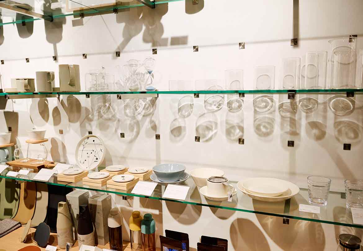 お店で使っている食器の一部は「Spiral Garden 新丸ビル」で購入可