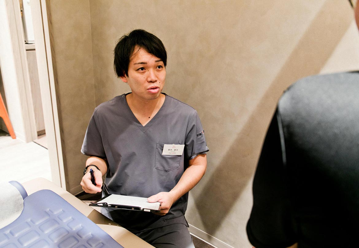 まずはカウンセリングからスタート!