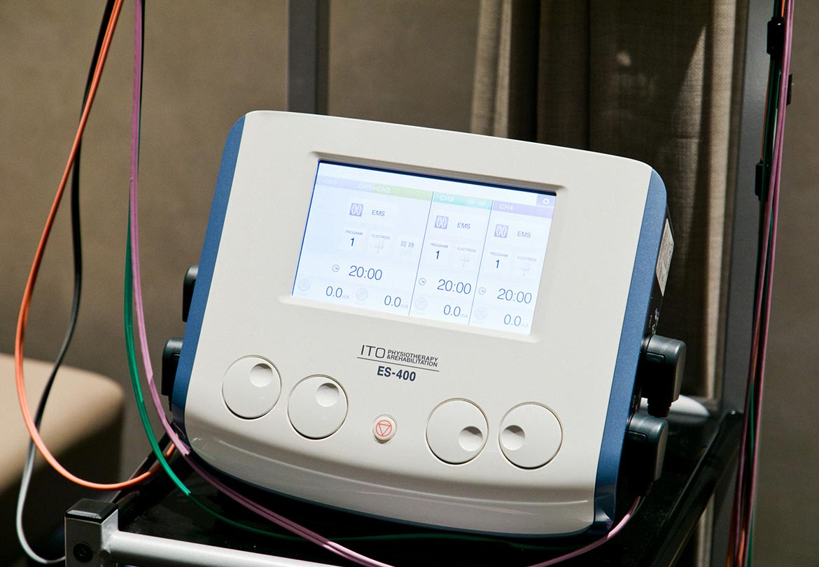 インナーマッスルのトレーニングに役立つ「EMS」