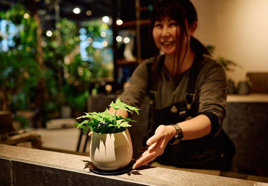 店長の渡邉さんは頼れる植物のプロ