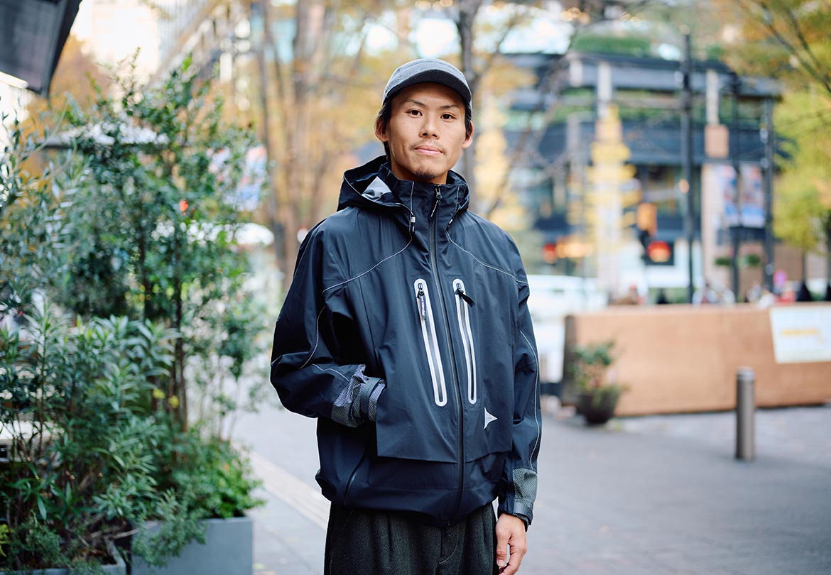 「PERTEX SHIERD rain jacket」¥88,000