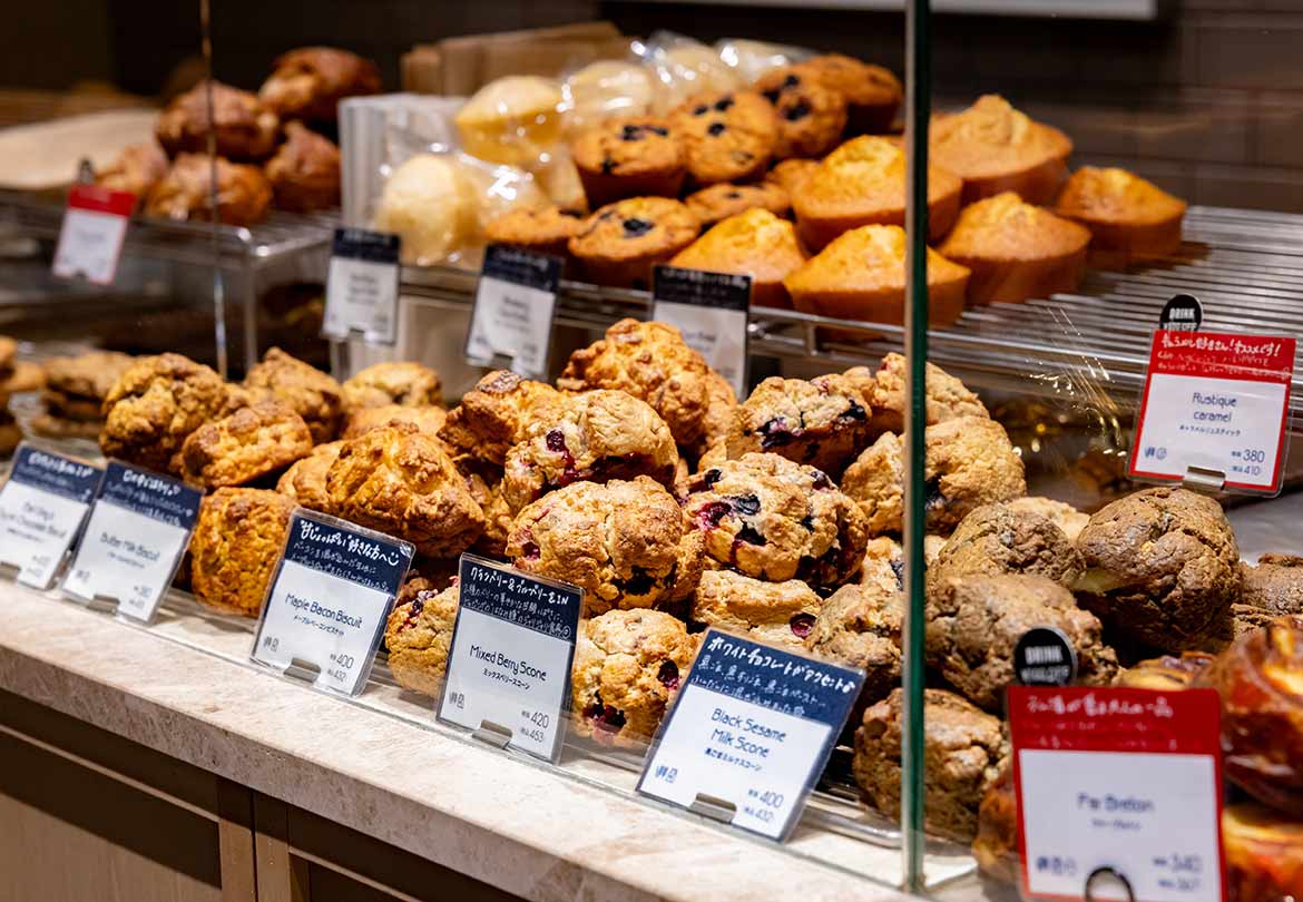 スコーンやマフィンも人気