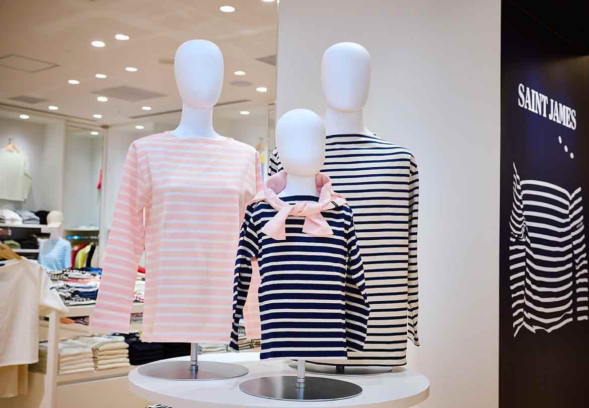 シンプルなデザインだからこそ、親子お揃いスタイルがたのしめる！