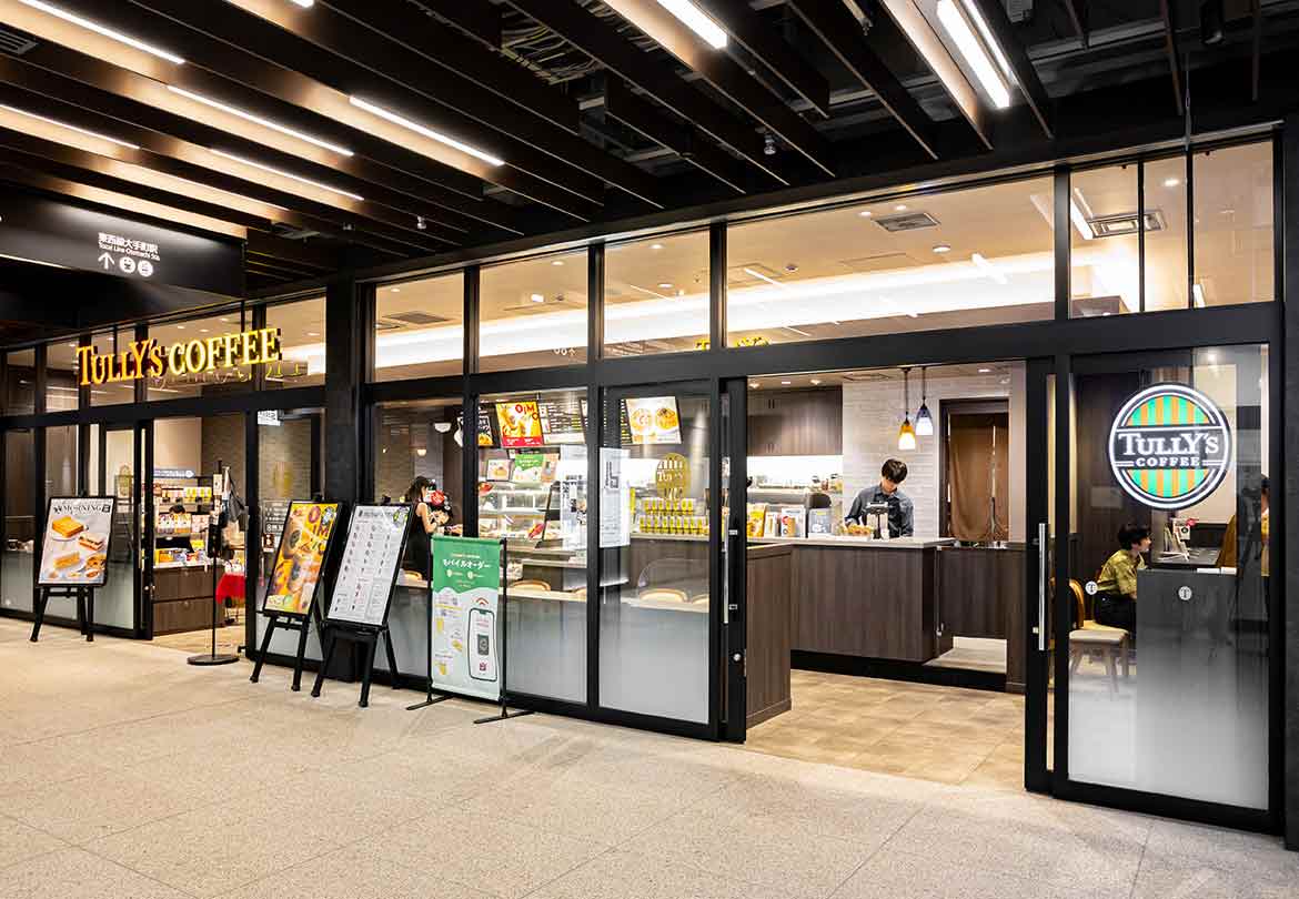 約36席ある店内。テイクアウトの利用も多い