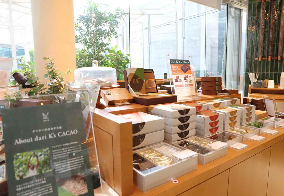 ギフト用のチョコレートも充実