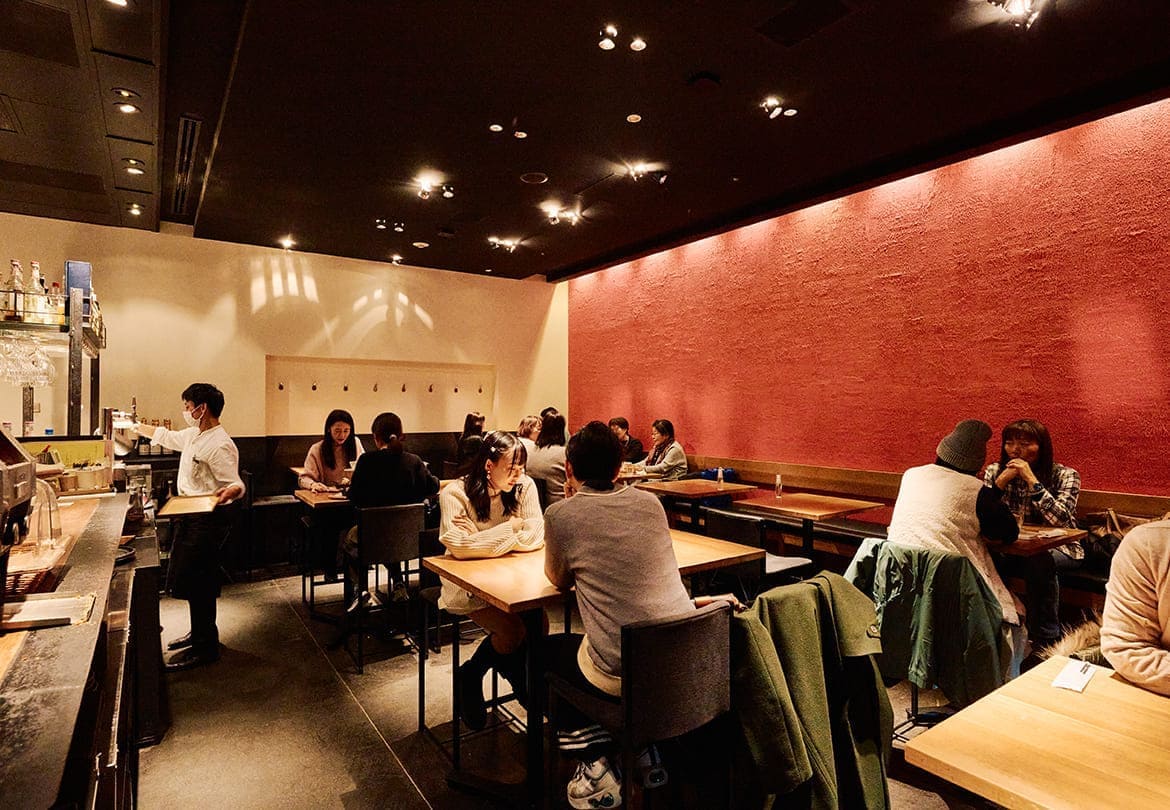 カフェスペースはお店の奥。15時ごろは空いていることが多いそう